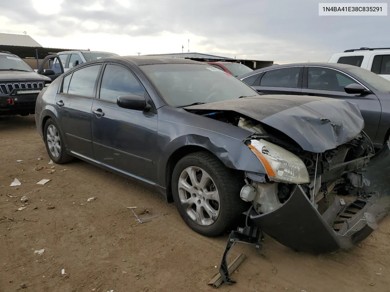 2008 Nissan Maxima Se VIN: 1N4BA41E38C835291 Lot: 76480174