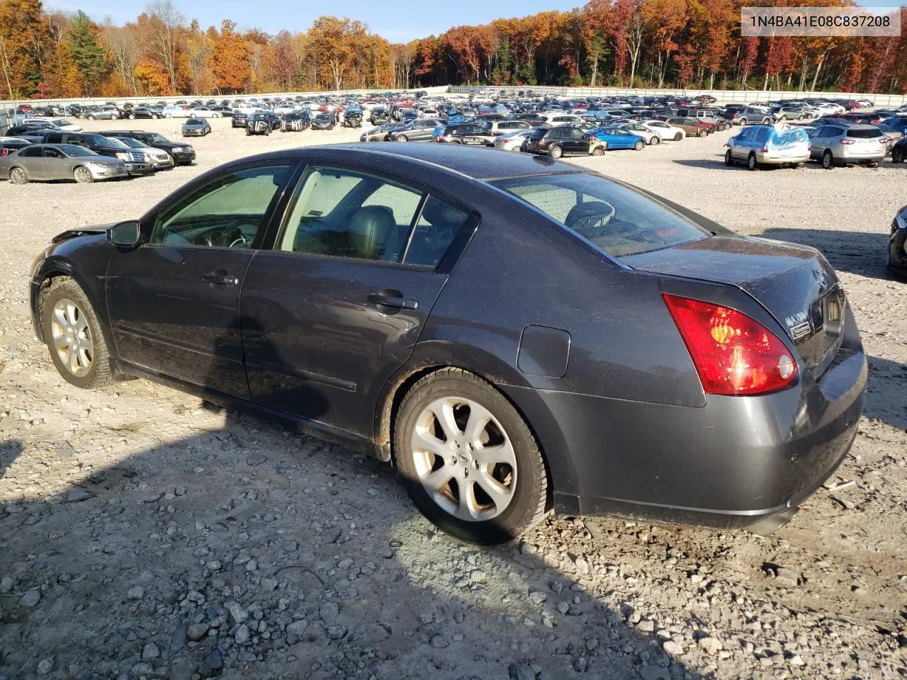 2008 Nissan Maxima Se VIN: 1N4BA41E08C837208 Lot: 76743314