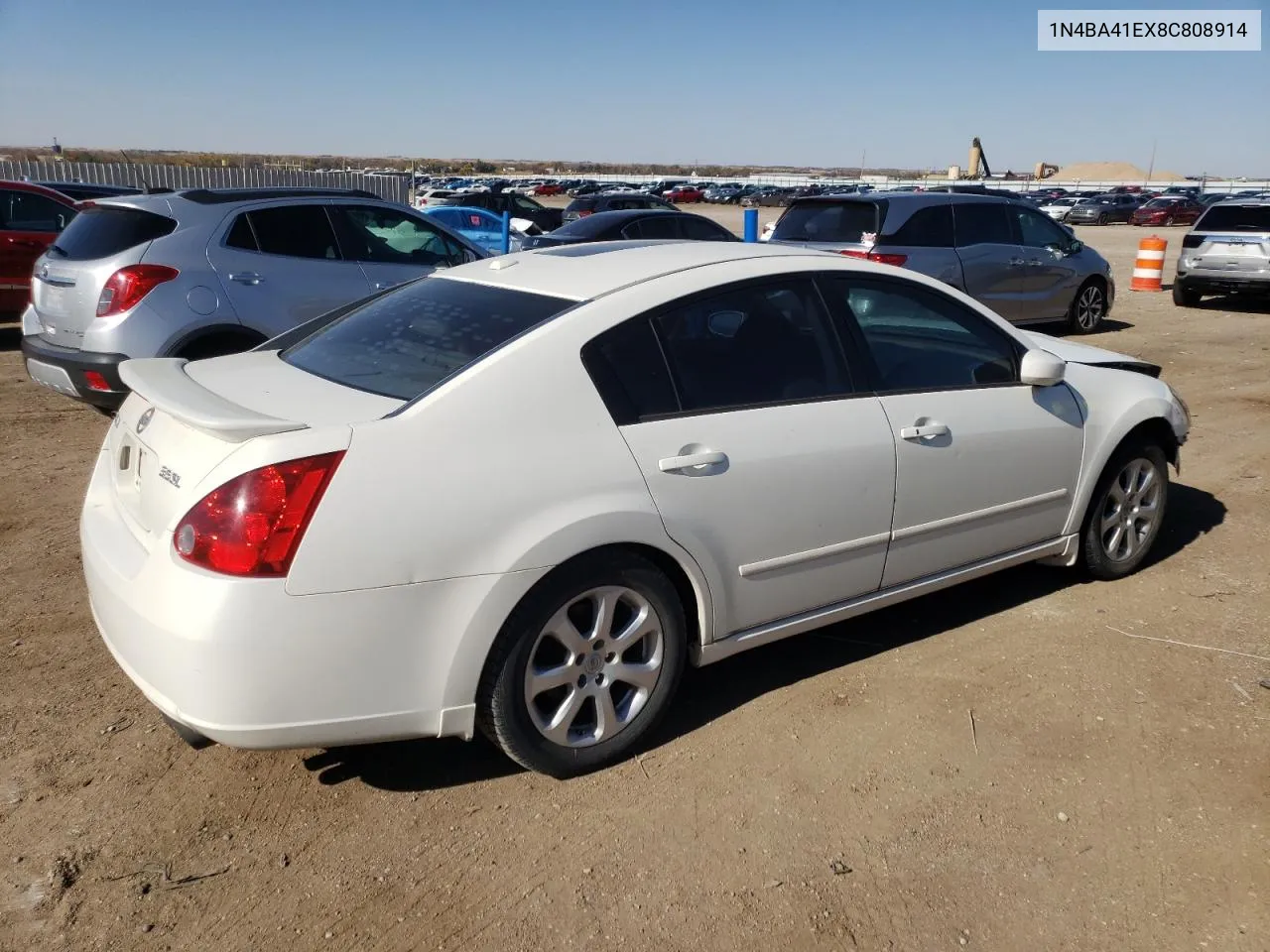 2008 Nissan Maxima Se VIN: 1N4BA41EX8C808914 Lot: 76773314