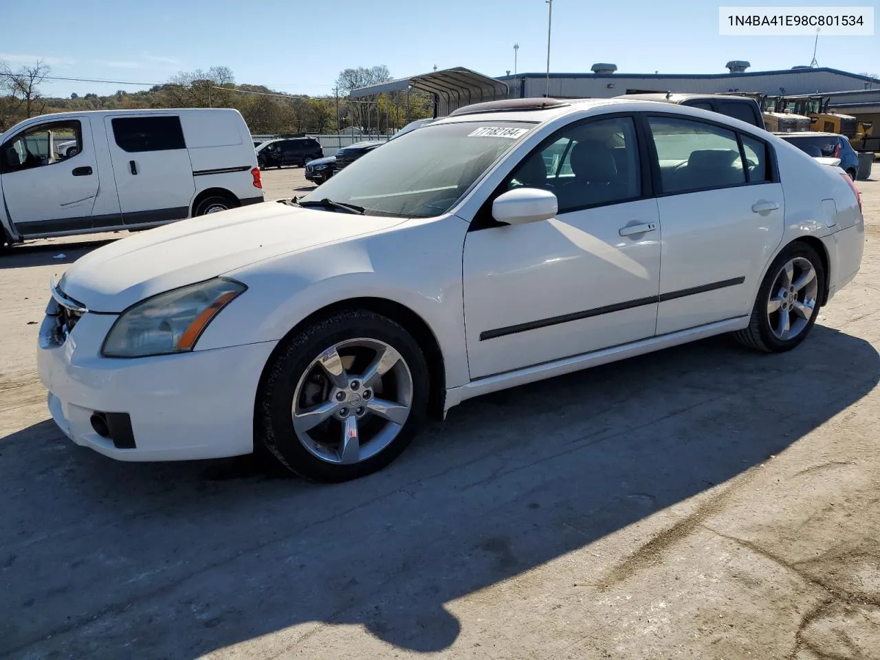 2008 Nissan Maxima Se VIN: 1N4BA41E98C801534 Lot: 77182184