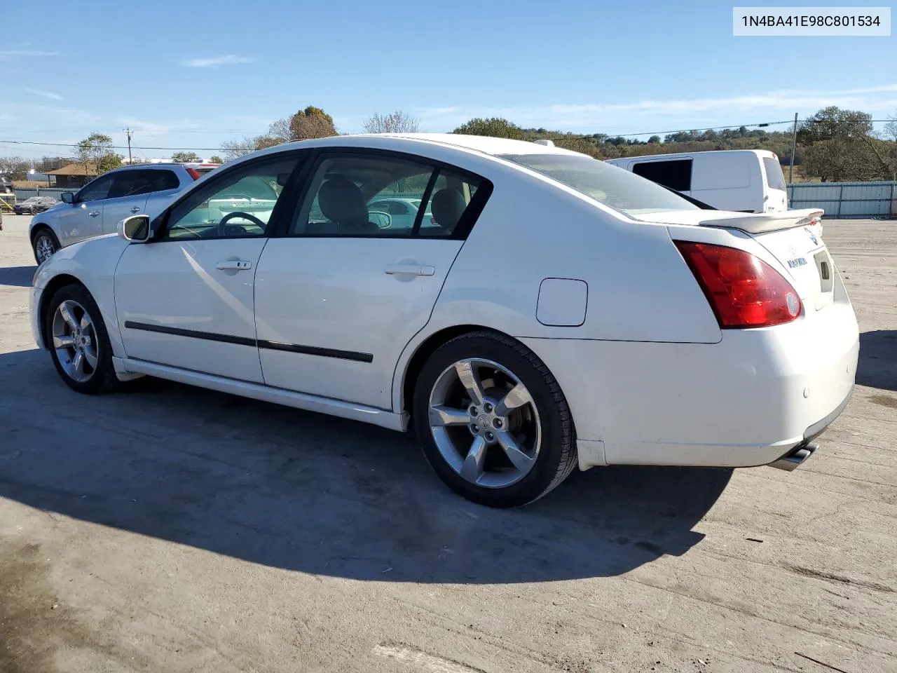 2008 Nissan Maxima Se VIN: 1N4BA41E98C801534 Lot: 77182184