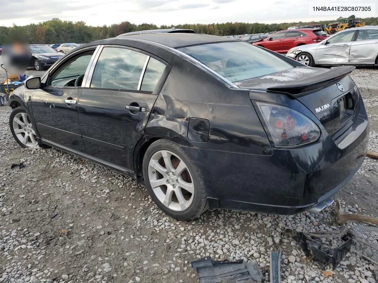 2008 Nissan Maxima Se VIN: 1N4BA41E28C807305 Lot: 77620334