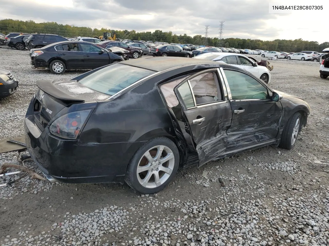 2008 Nissan Maxima Se VIN: 1N4BA41E28C807305 Lot: 77620334