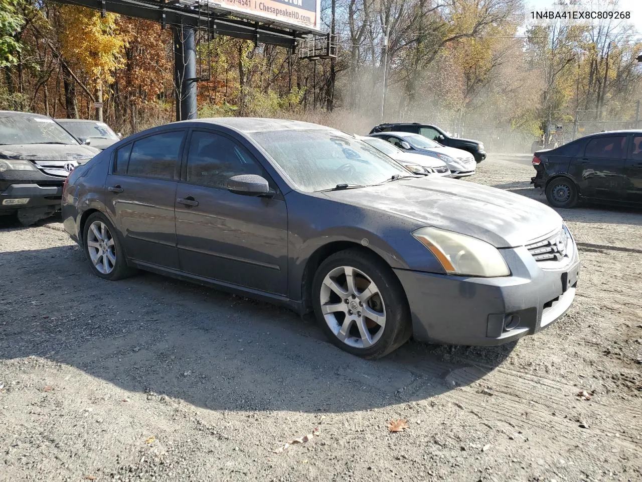 2008 Nissan Maxima Se VIN: 1N4BA41EX8C809268 Lot: 78812714