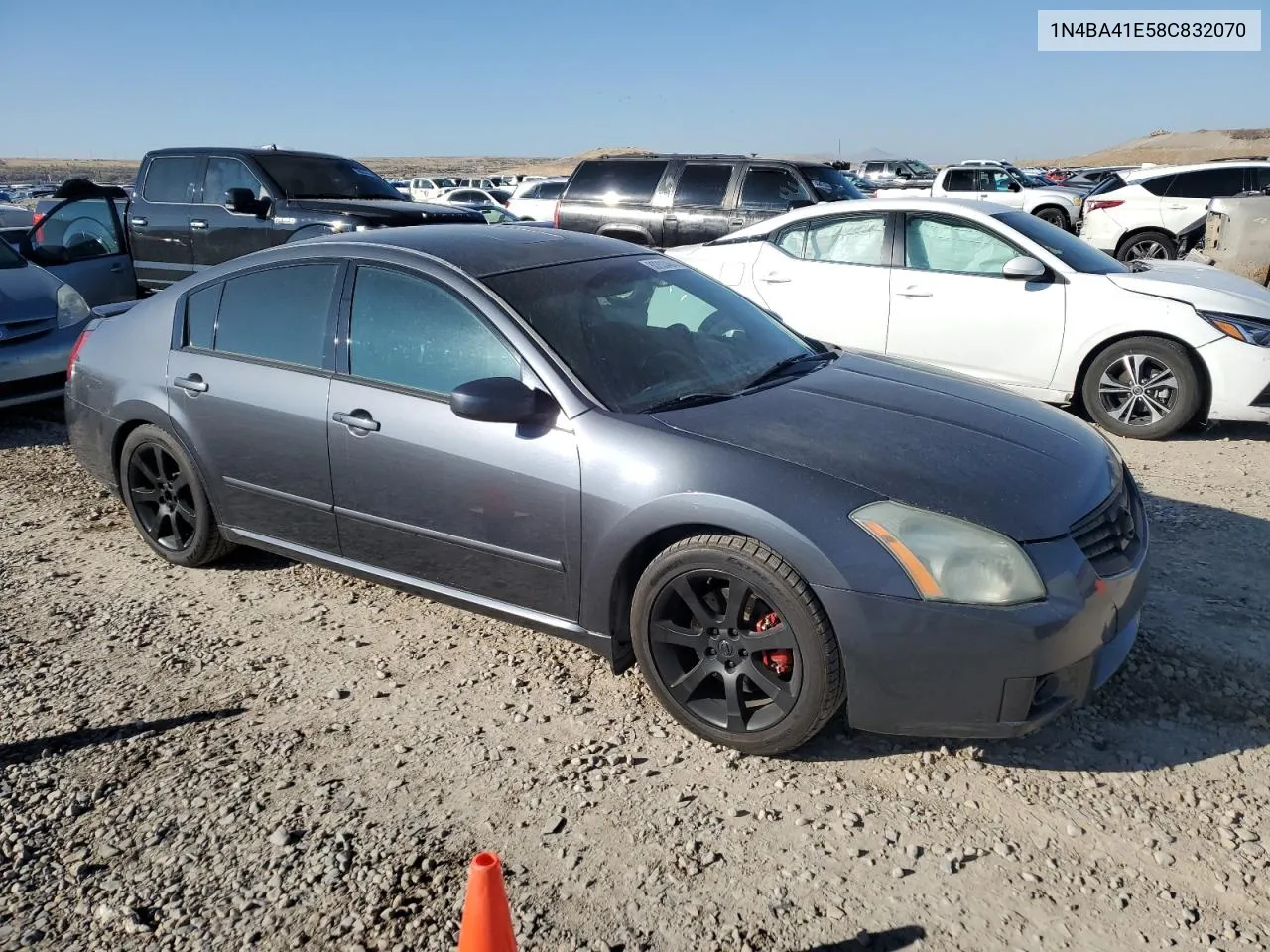 2008 Nissan Maxima Se VIN: 1N4BA41E58C832070 Lot: 80283404