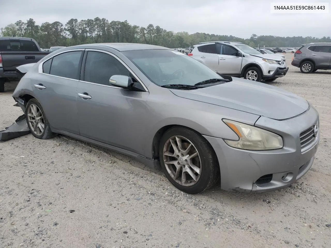 2009 Nissan Maxima S VIN: 1N4AA51E59C861443 Lot: 46278014