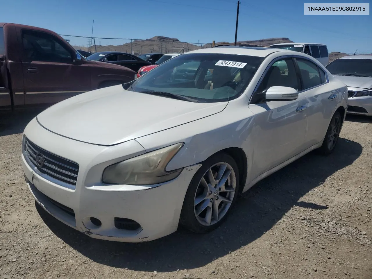 1N4AA51E09C802915 2009 Nissan Maxima S