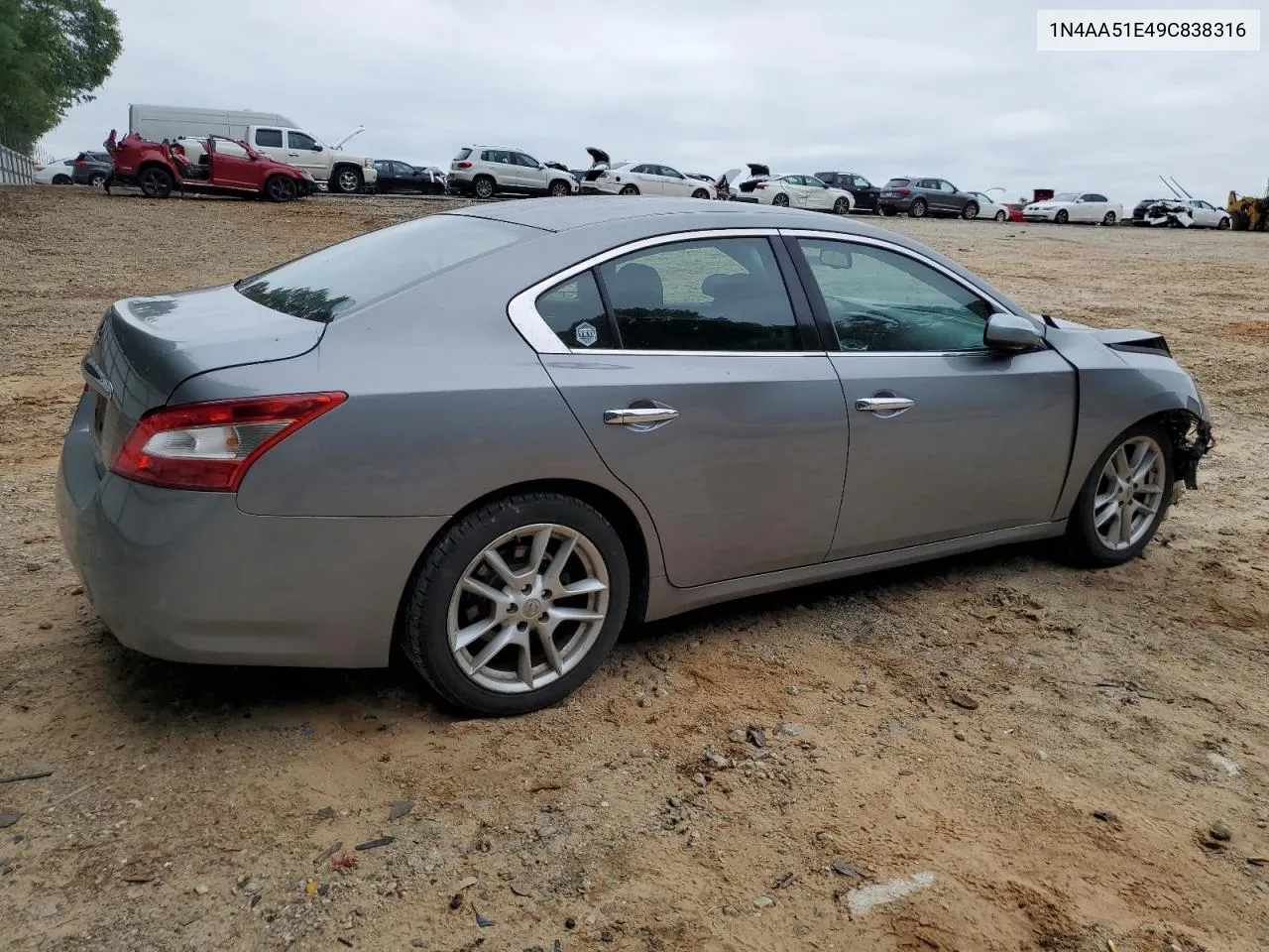 2009 Nissan Maxima S VIN: 1N4AA51E49C838316 Lot: 54510124