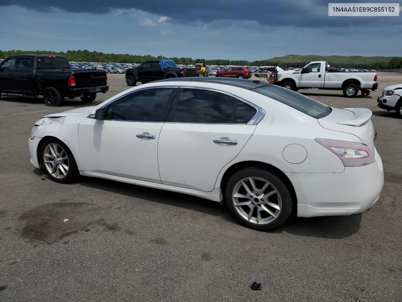 2009 Nissan Maxima S VIN: 1N4AA51E89C855152 Lot: 58300604