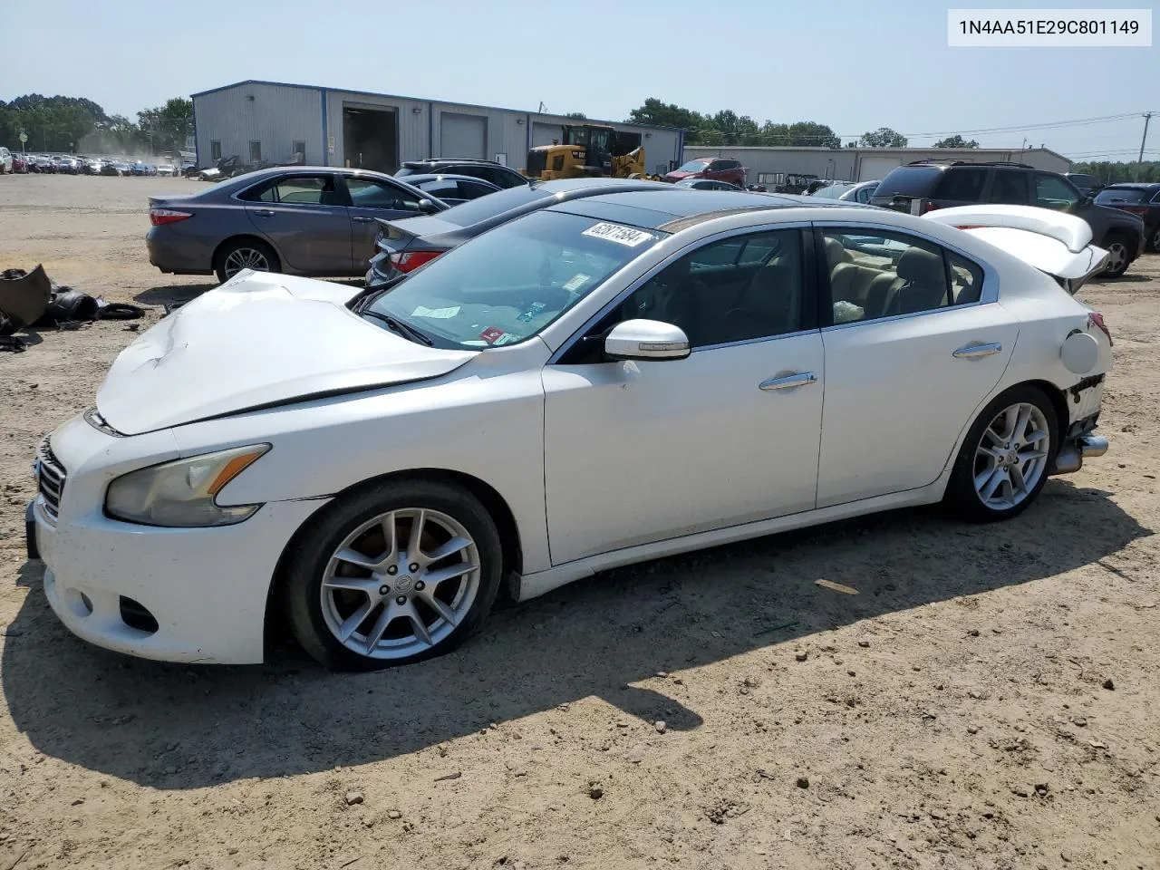 2009 Nissan Maxima S VIN: 1N4AA51E29C801149 Lot: 62871584