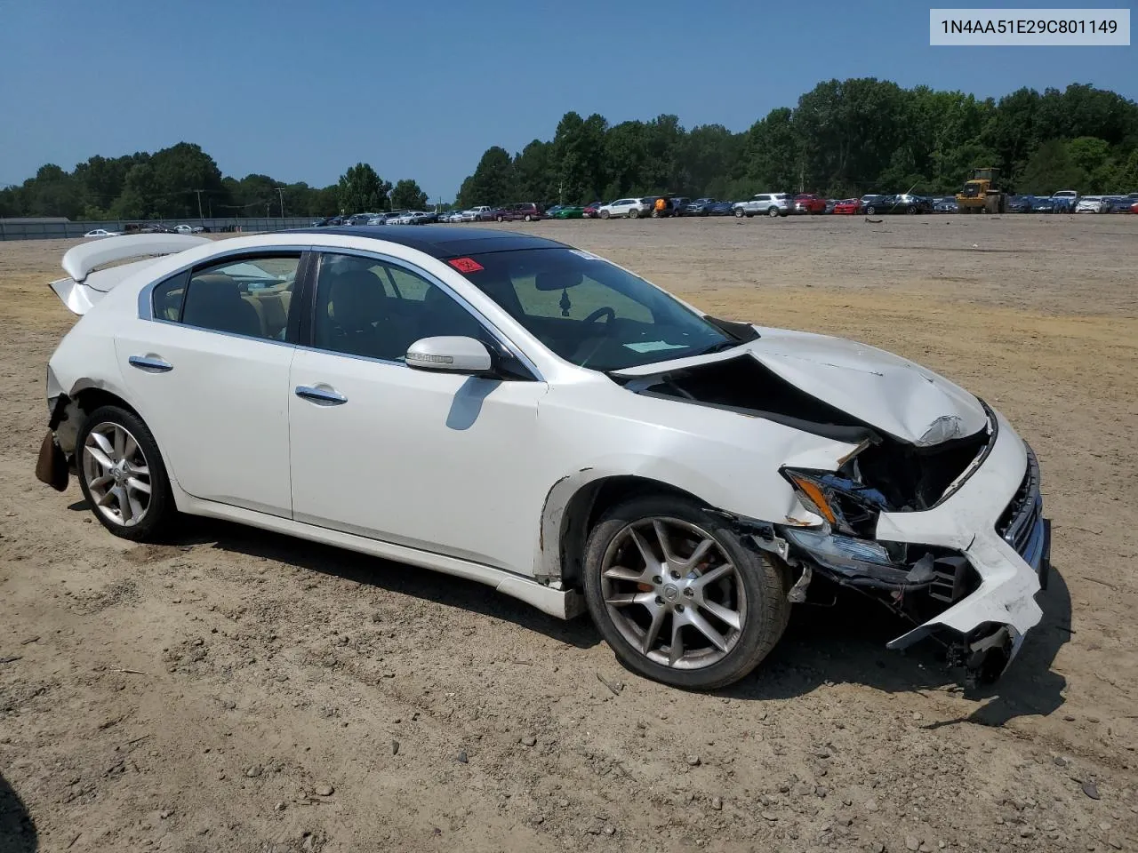 1N4AA51E29C801149 2009 Nissan Maxima S