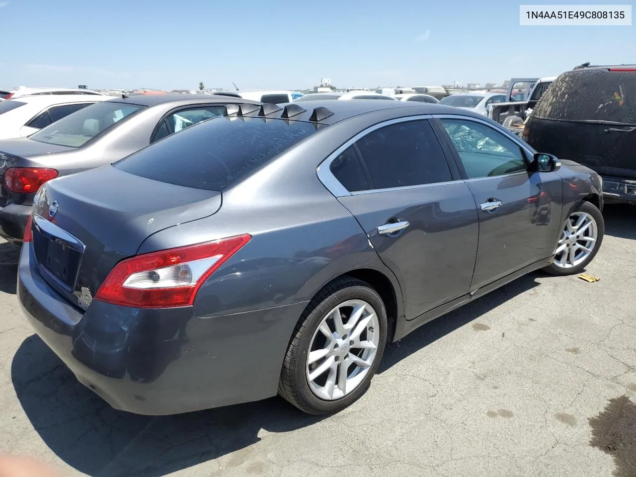 2009 Nissan Maxima S VIN: 1N4AA51E49C808135 Lot: 64026484