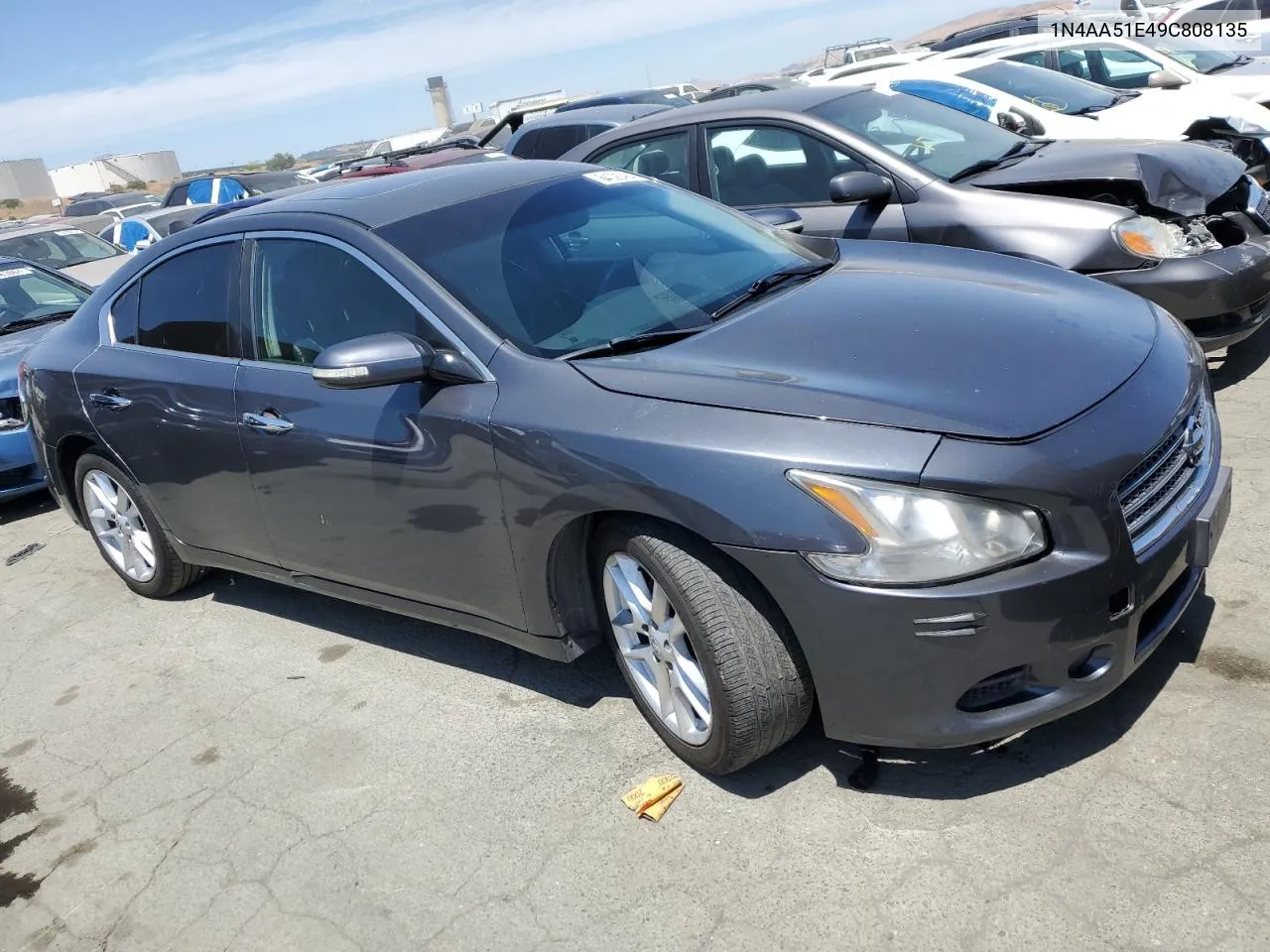 1N4AA51E49C808135 2009 Nissan Maxima S