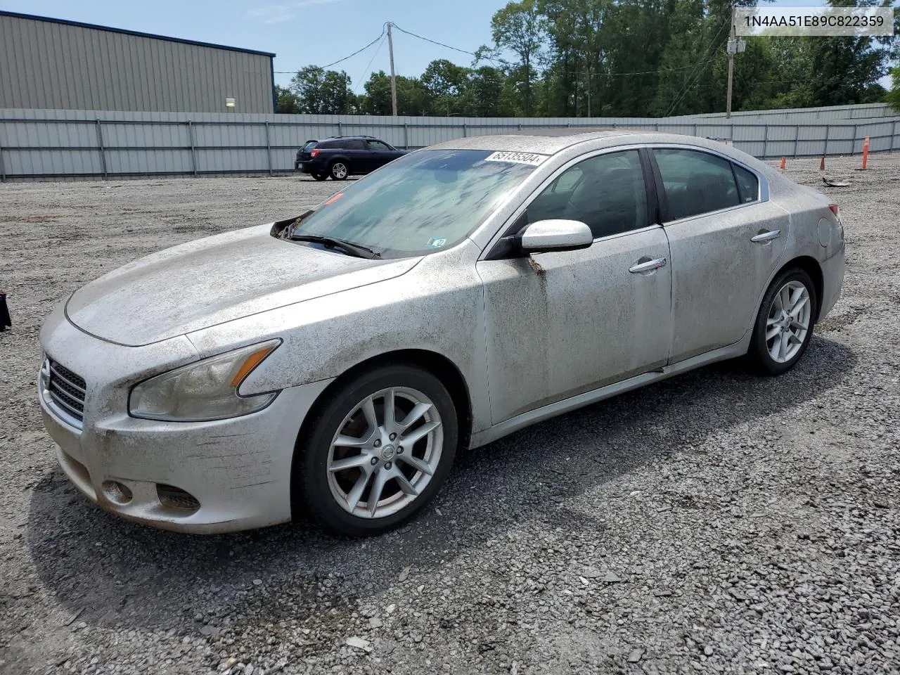 2009 Nissan Maxima S VIN: 1N4AA51E89C822359 Lot: 65135504