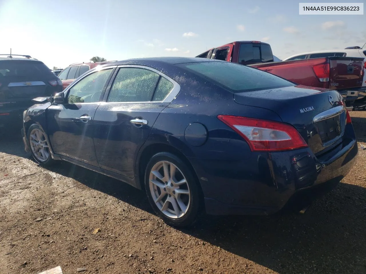 2009 Nissan Maxima S VIN: 1N4AA51E99C836223 Lot: 67710034