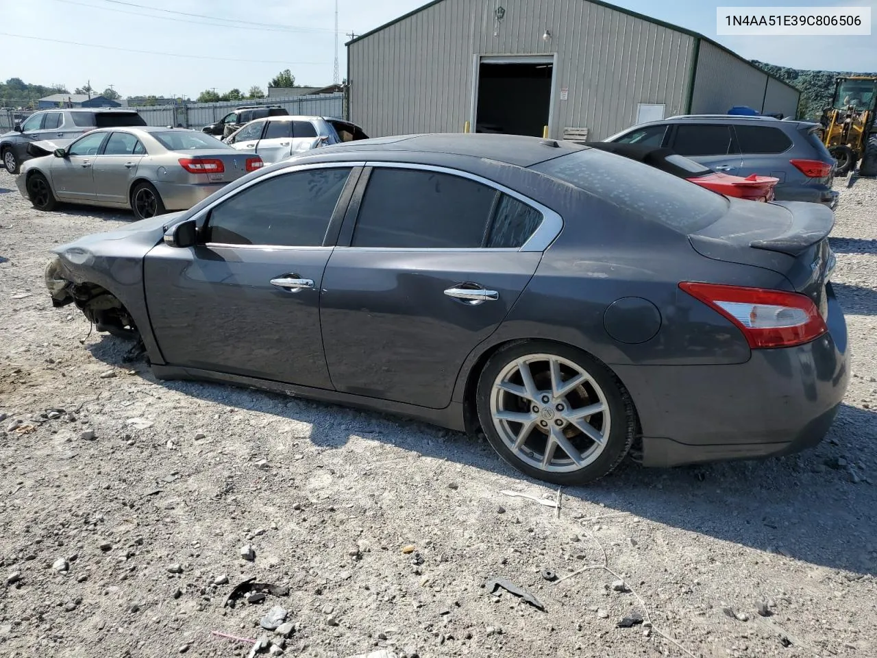 2009 Nissan Maxima S VIN: 1N4AA51E39C806506 Lot: 68123944