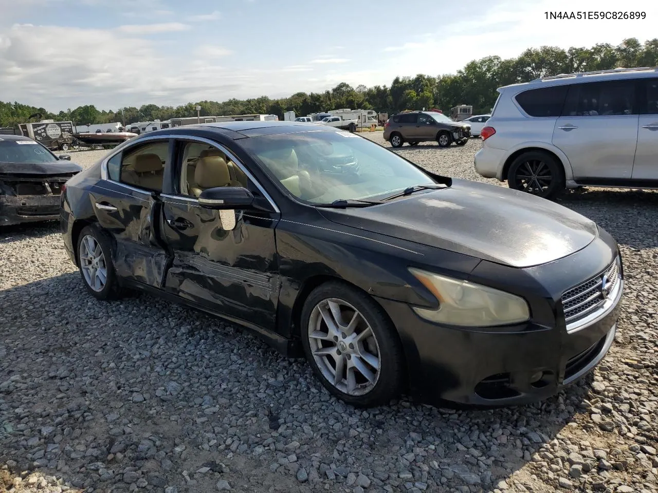 2009 Nissan Maxima S VIN: 1N4AA51E59C826899 Lot: 68886334