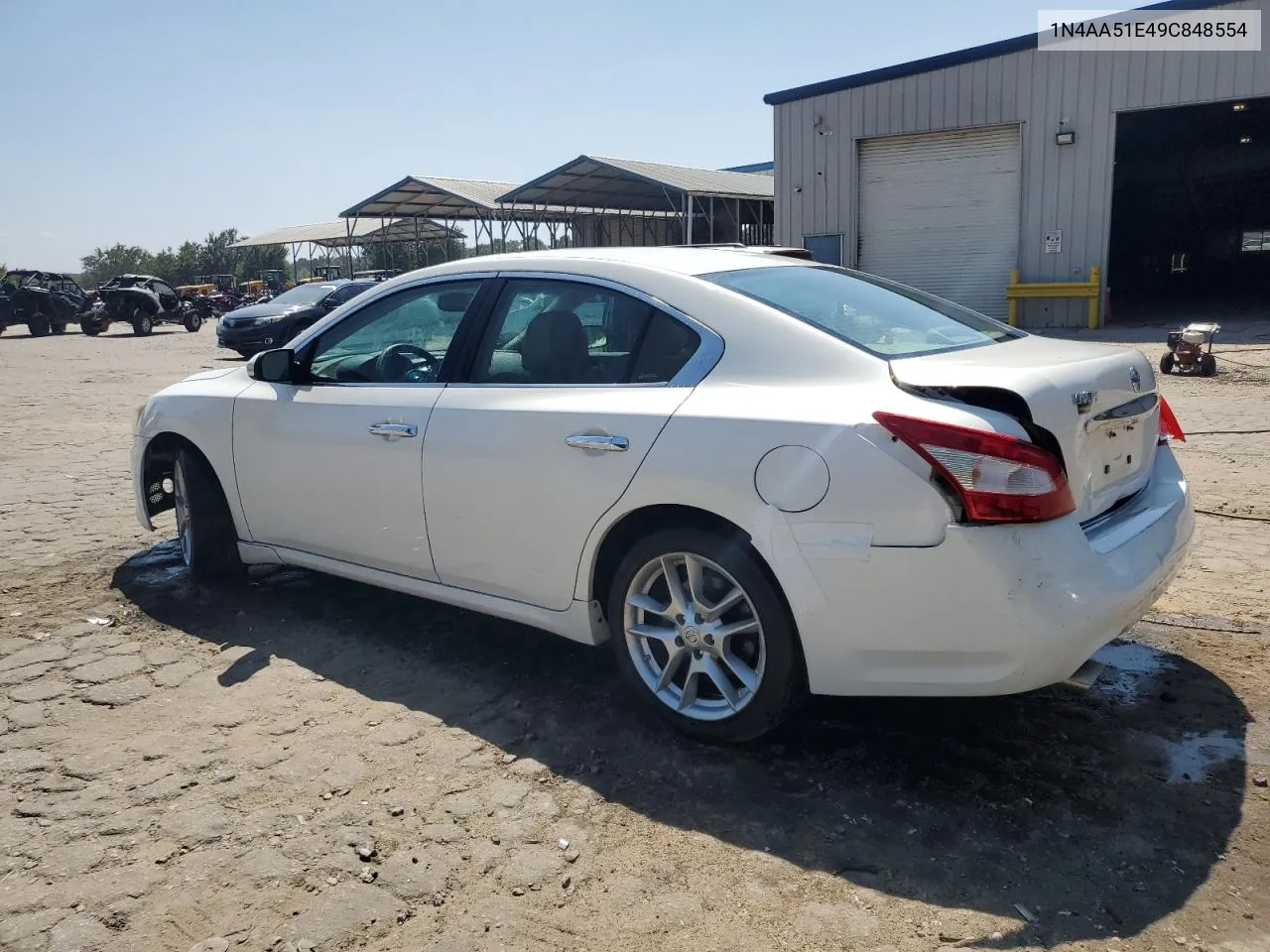 2009 Nissan Maxima S VIN: 1N4AA51E49C848554 Lot: 69069164