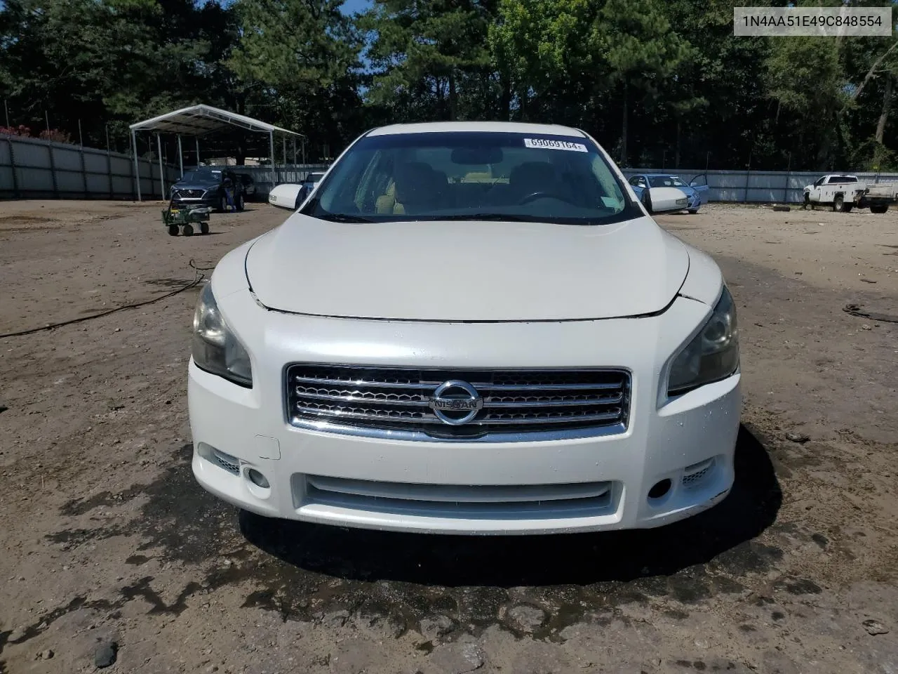 2009 Nissan Maxima S VIN: 1N4AA51E49C848554 Lot: 69069164