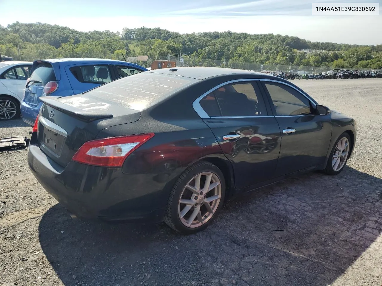 2009 Nissan Maxima S VIN: 1N4AA51E39C830692 Lot: 69319664