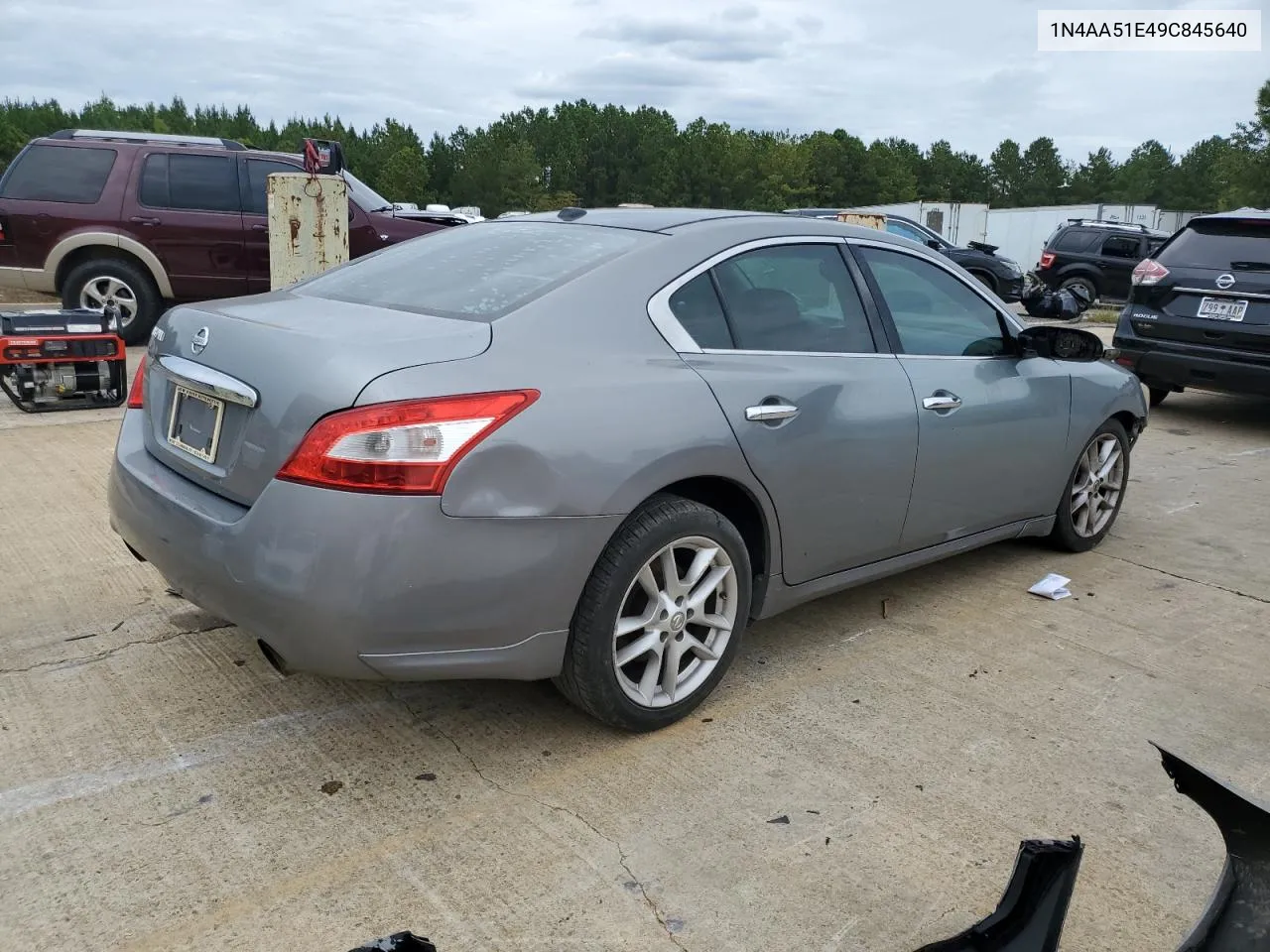 2009 Nissan Maxima S VIN: 1N4AA51E49C845640 Lot: 70229714