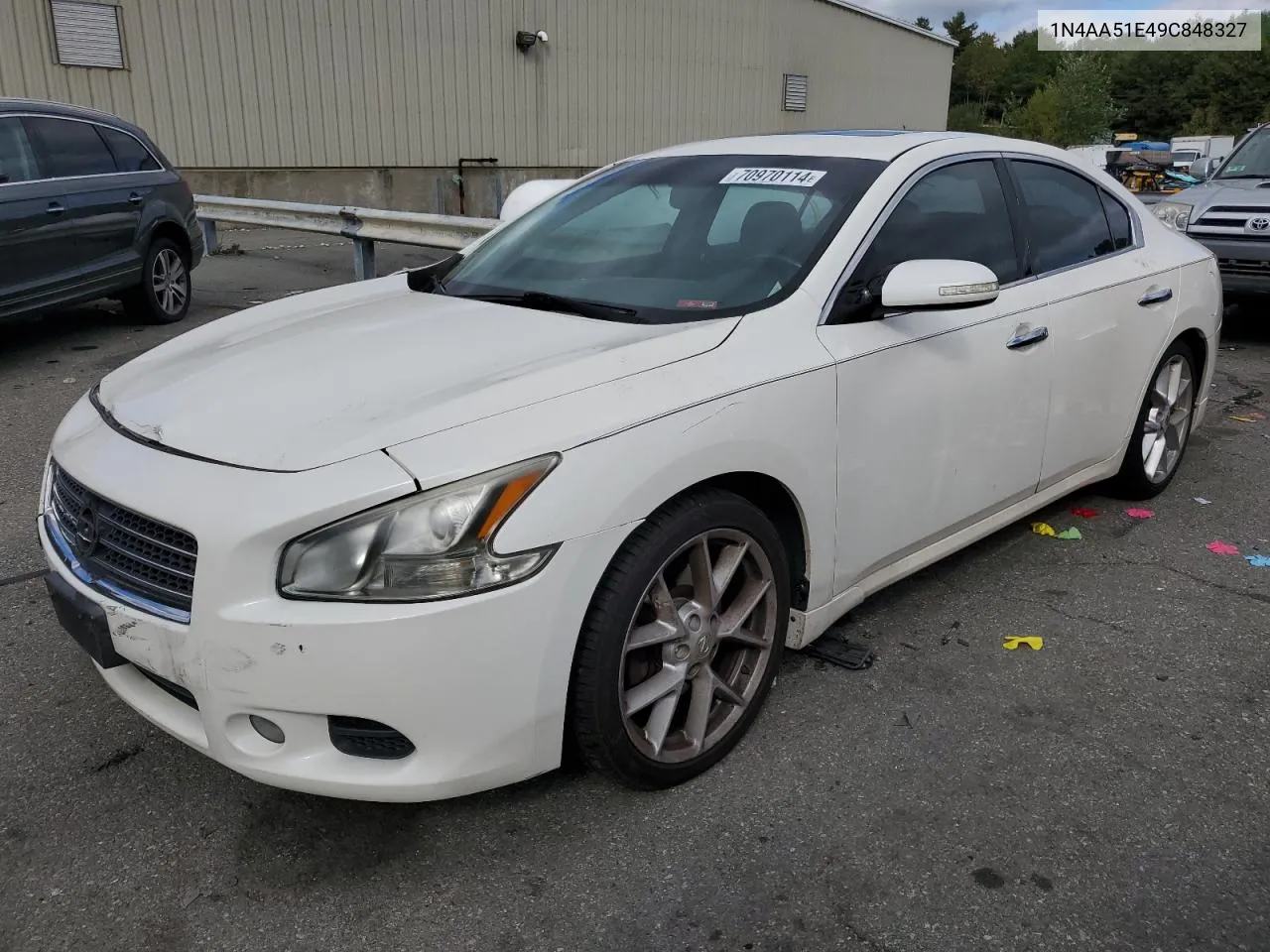 1N4AA51E49C848327 2009 Nissan Maxima S