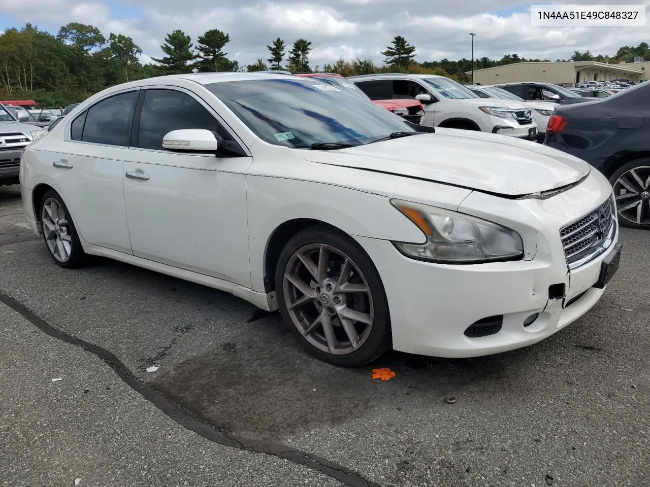 2009 Nissan Maxima S VIN: 1N4AA51E49C848327 Lot: 70970114