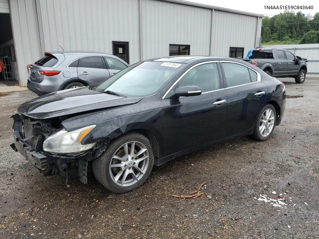 2009 Nissan Maxima S VIN: 1N4AA51E59C843640 Lot: 71267894