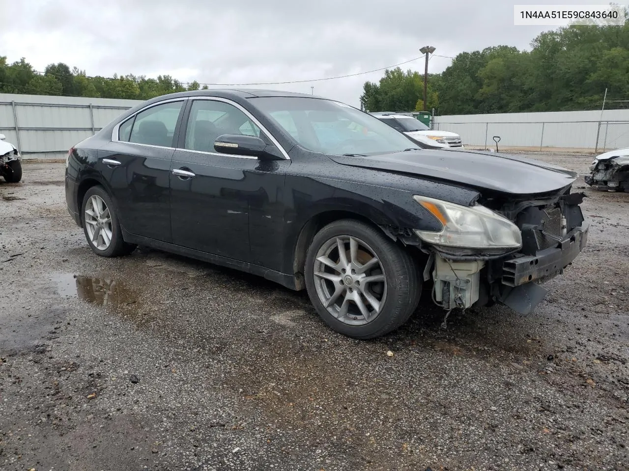 2009 Nissan Maxima S VIN: 1N4AA51E59C843640 Lot: 71267894