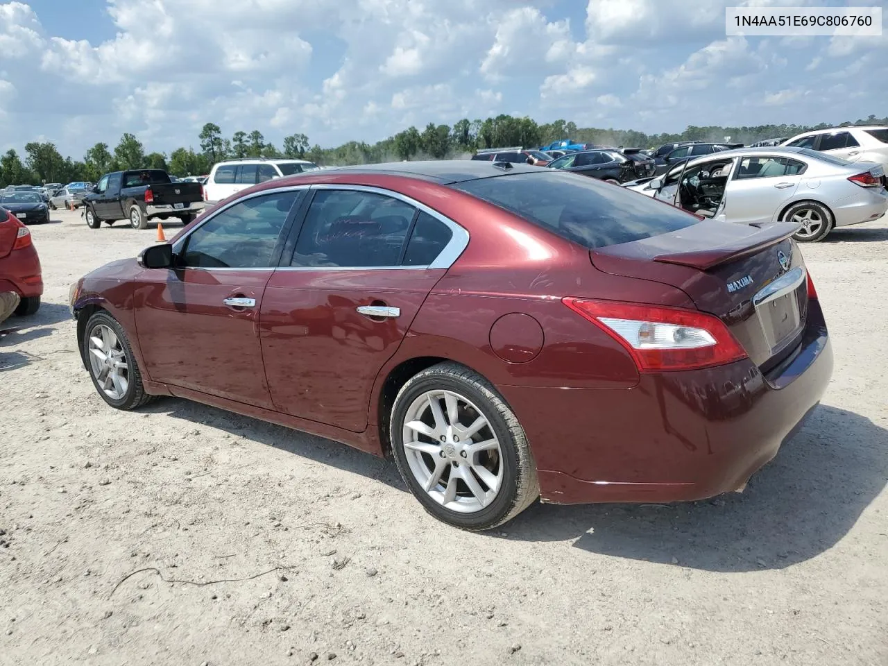 2009 Nissan Maxima S VIN: 1N4AA51E69C806760 Lot: 71921494