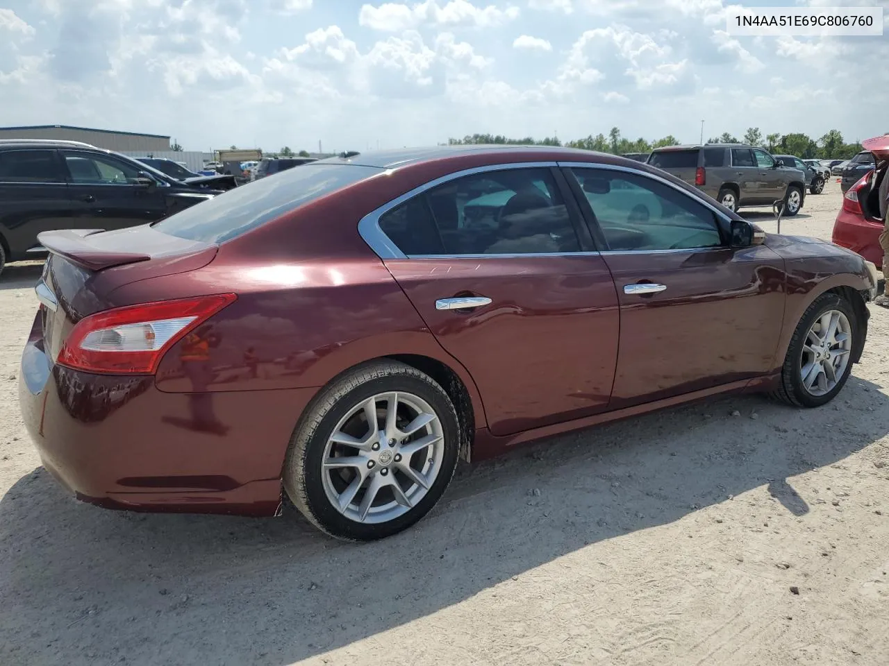 2009 Nissan Maxima S VIN: 1N4AA51E69C806760 Lot: 71921494