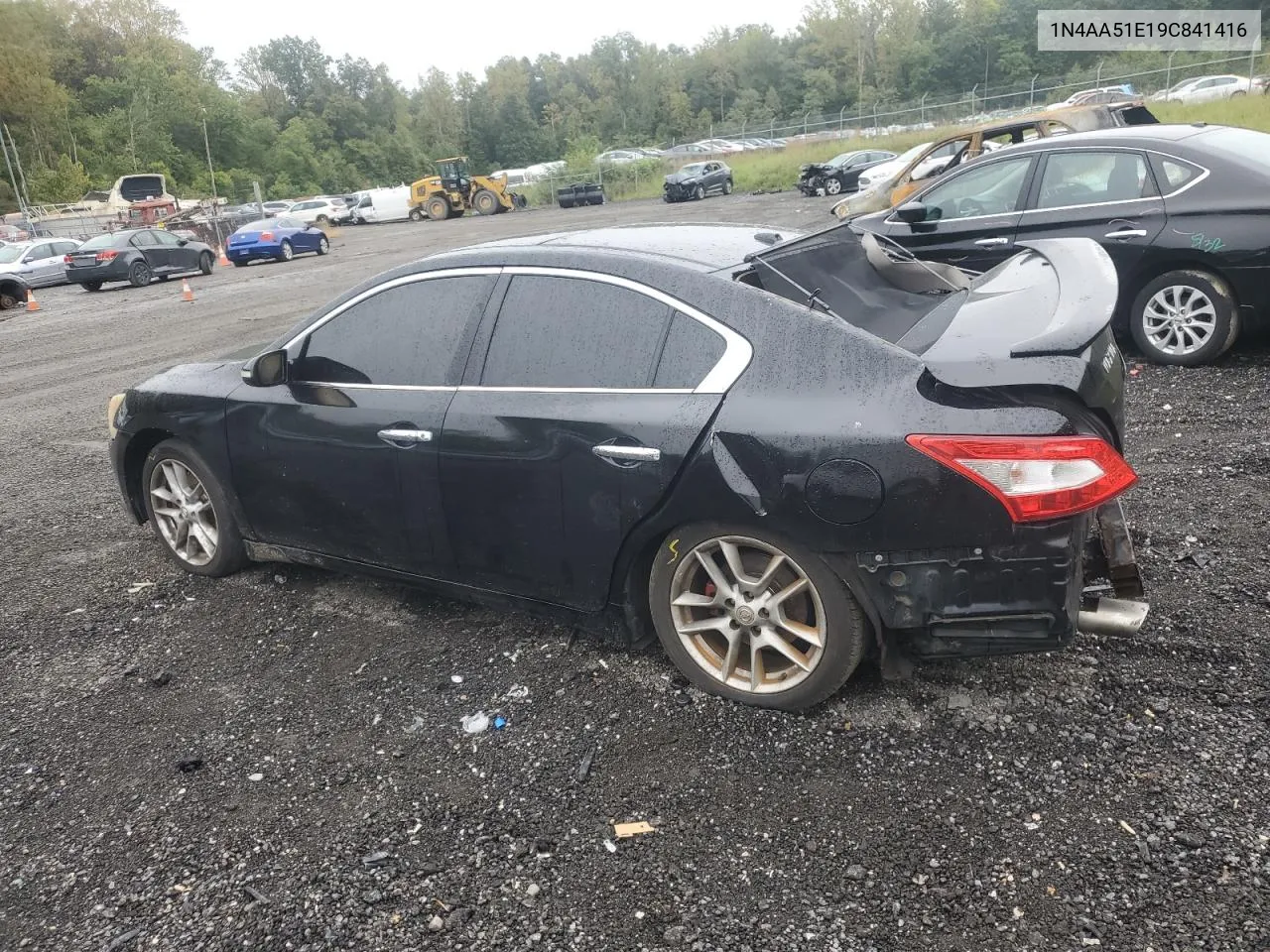 2009 Nissan Maxima S VIN: 1N4AA51E19C841416 Lot: 71938544