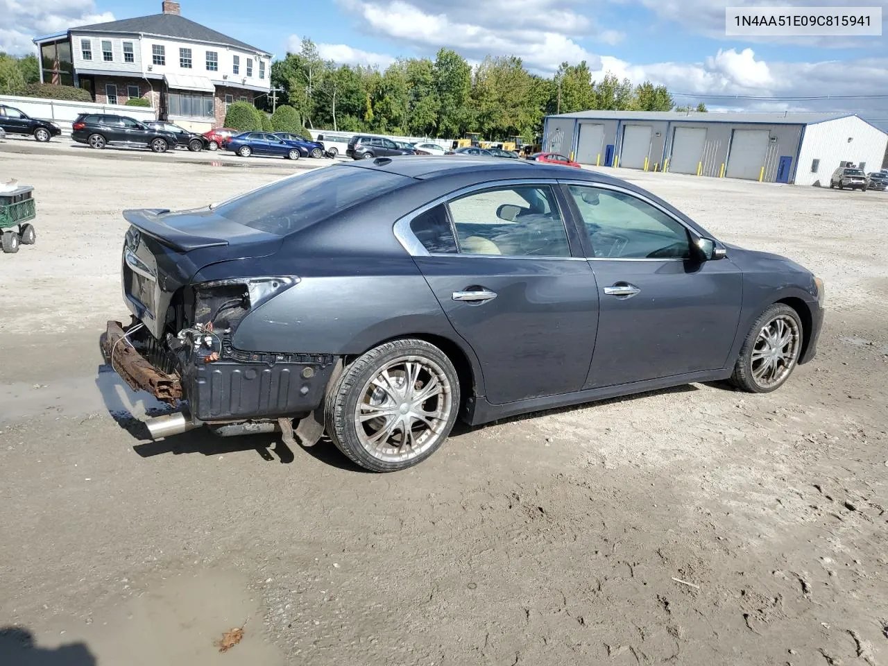 2009 Nissan Maxima S VIN: 1N4AA51E09C815941 Lot: 72052274