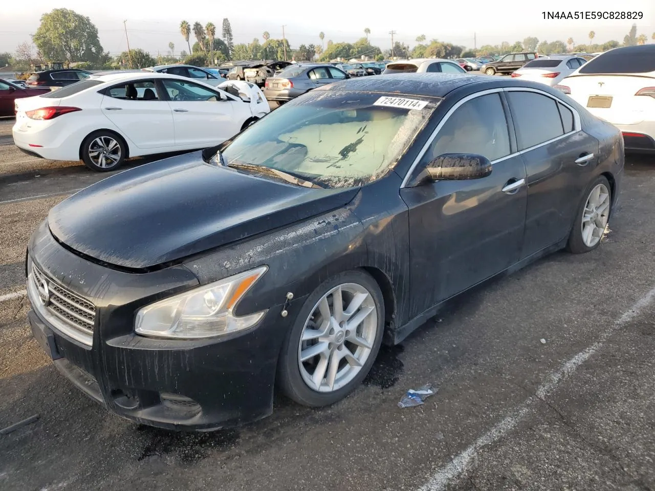 2009 Nissan Maxima S VIN: 1N4AA51E59C828829 Lot: 72470114