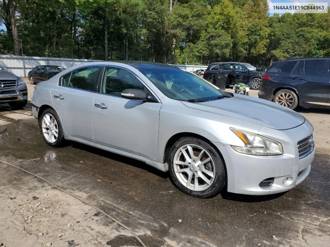 2009 Nissan Maxima S VIN: 1N4AA51E19C844963 Lot: 73736614