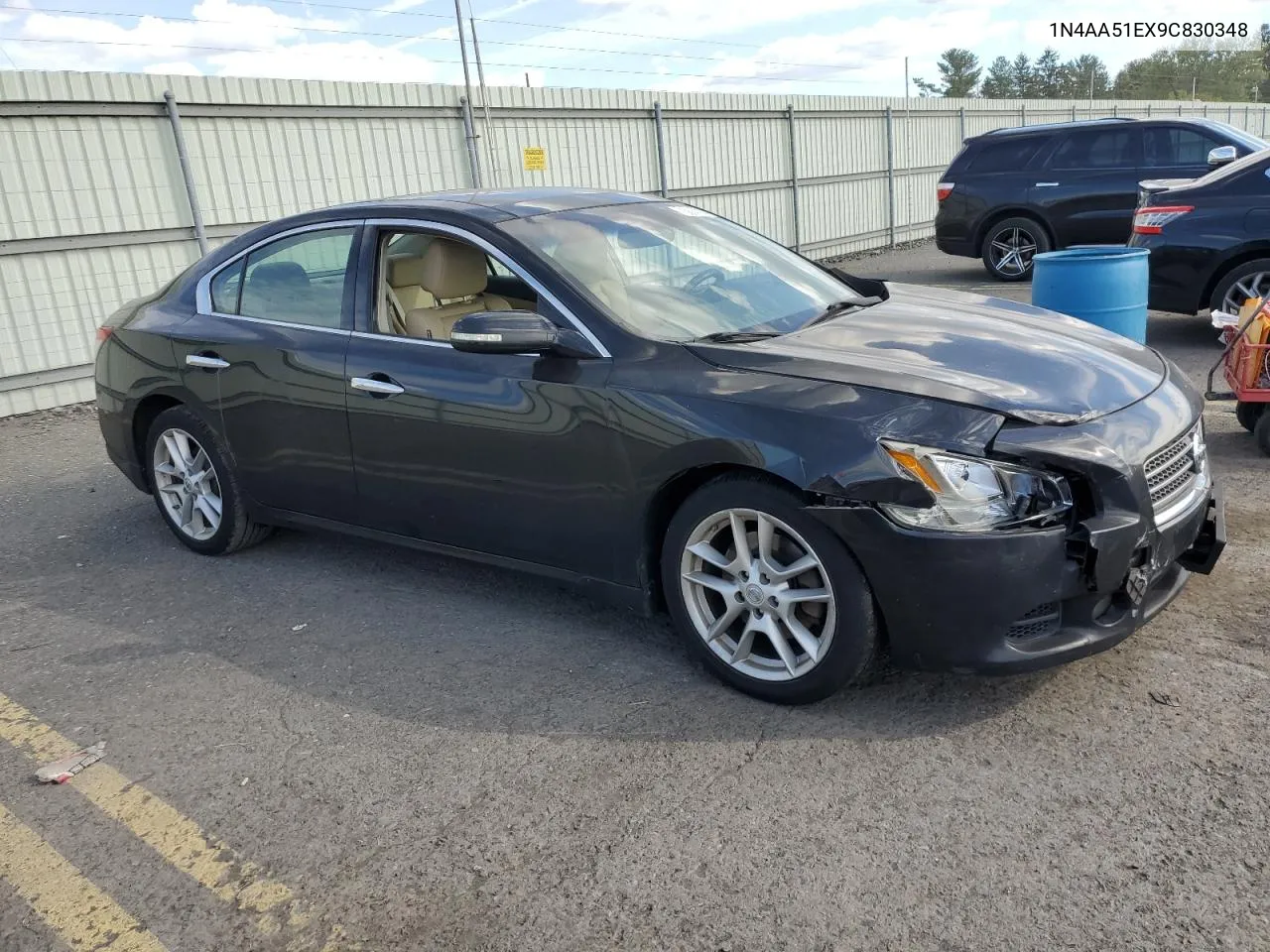 2009 Nissan Maxima S VIN: 1N4AA51EX9C830348 Lot: 73834394