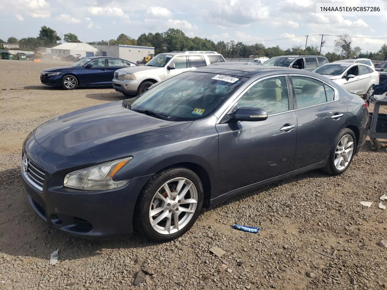 2009 Nissan Maxima S VIN: 1N4AA51E69C857286 Lot: 74801174