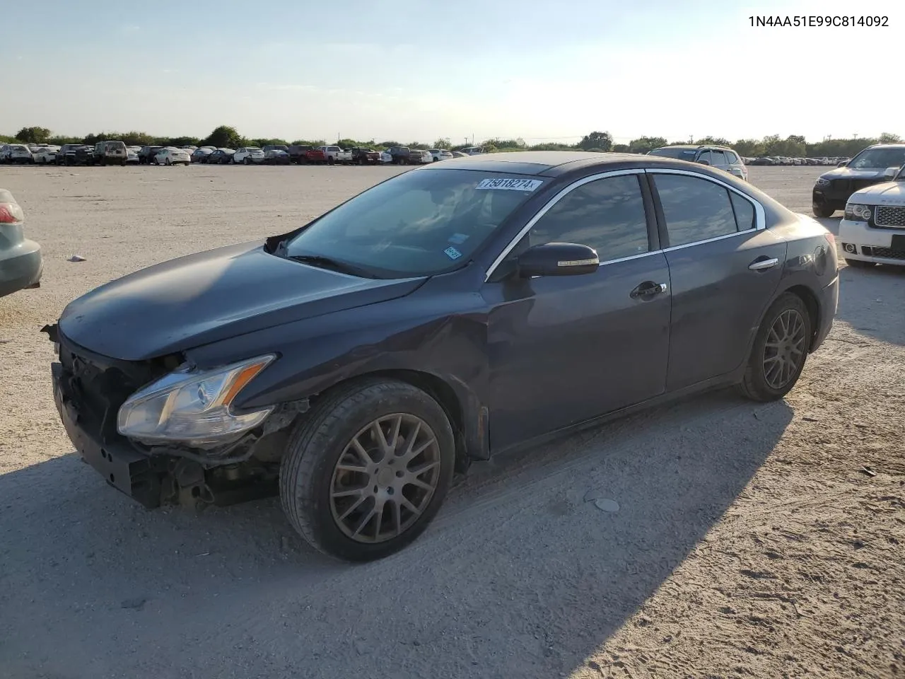 2009 Nissan Maxima S VIN: 1N4AA51E99C814092 Lot: 75018274