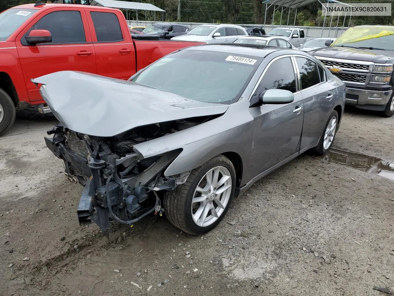 2009 Nissan Maxima S VIN: 1N4AA51EX9C820631 Lot: 75485124