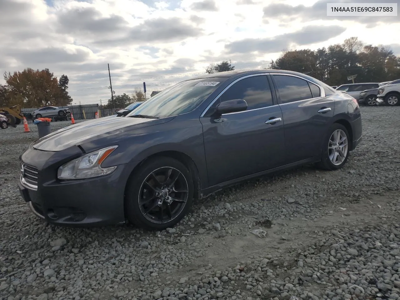 2009 Nissan Maxima S VIN: 1N4AA51E69C847583 Lot: 77465194