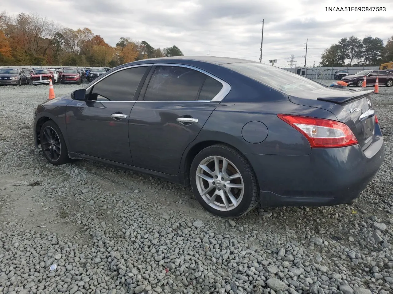 2009 Nissan Maxima S VIN: 1N4AA51E69C847583 Lot: 77465194