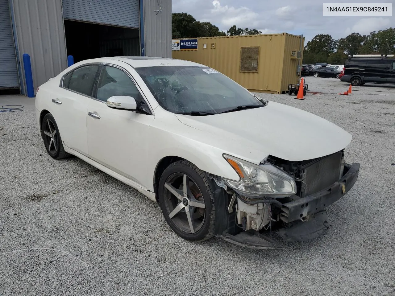 2009 Nissan Maxima S VIN: 1N4AA51EX9C849241 Lot: 77654224