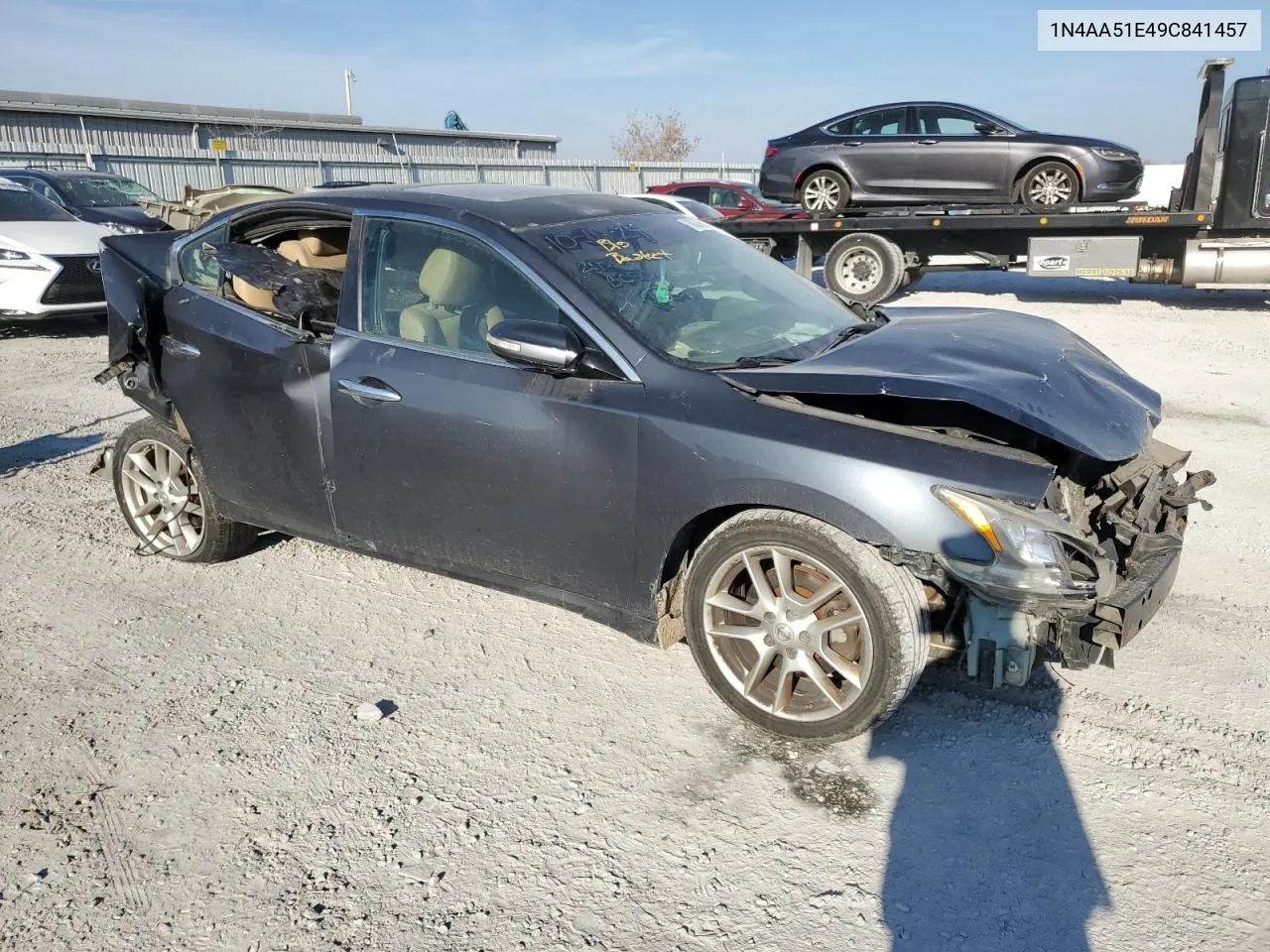 2009 Nissan Maxima S VIN: 1N4AA51E49C841457 Lot: 78036454