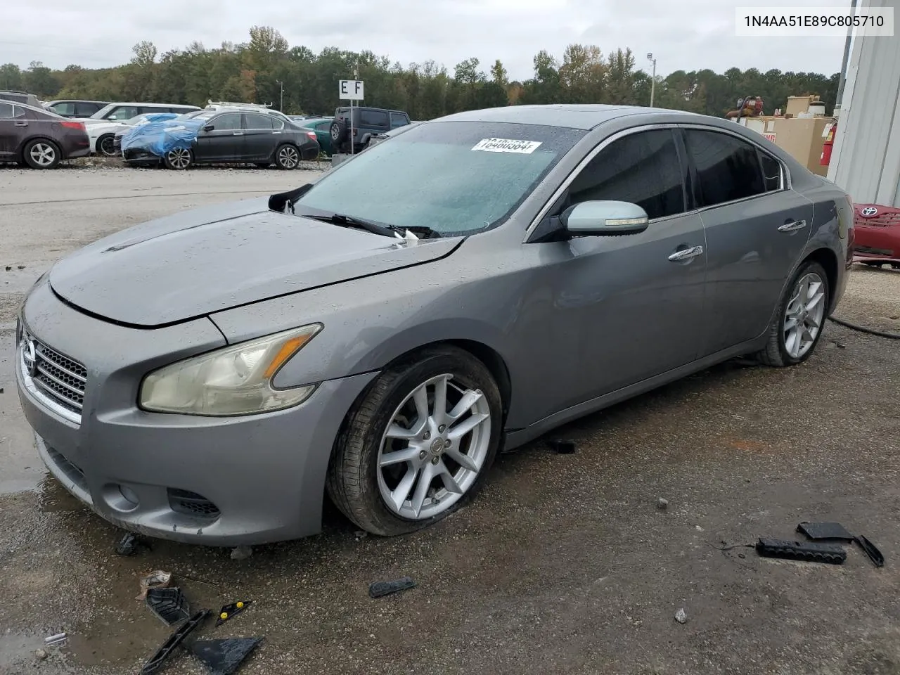 2009 Nissan Maxima S VIN: 1N4AA51E89C805710 Lot: 78480584