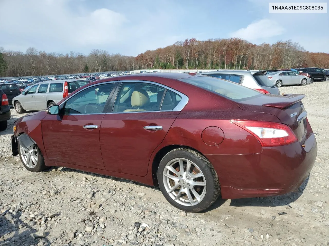 2009 Nissan Maxima S VIN: 1N4AA51E09C808035 Lot: 78503314