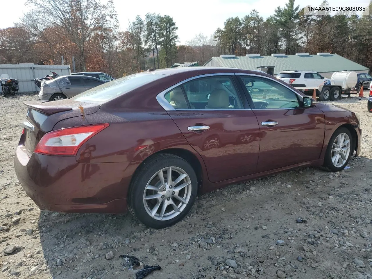 2009 Nissan Maxima S VIN: 1N4AA51E09C808035 Lot: 78503314