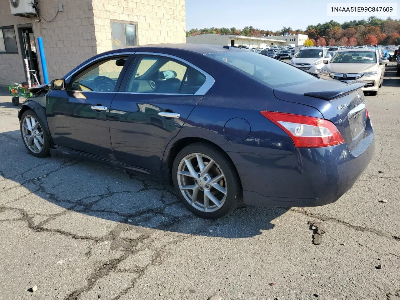 2009 Nissan Maxima S VIN: 1N4AA51E99C847609 Lot: 78632254