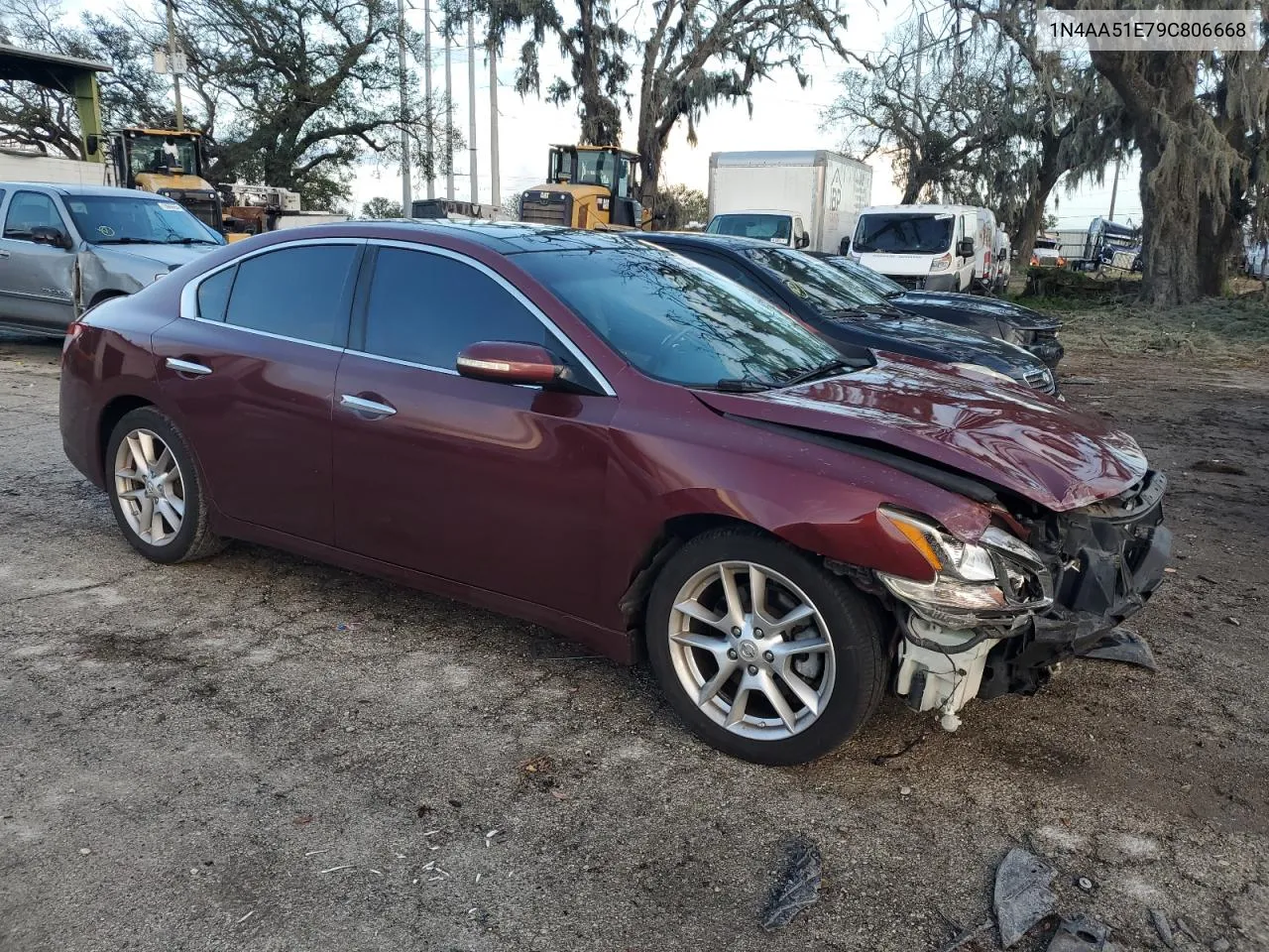 2009 Nissan Maxima S VIN: 1N4AA51E79C806668 Lot: 79399904