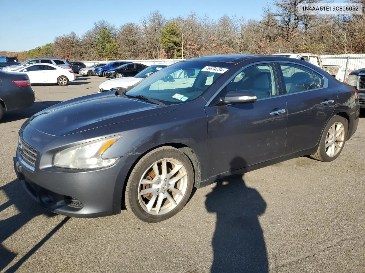 2009 Nissan Maxima S VIN: 1N4AA51E19C806052 Lot: 79874784