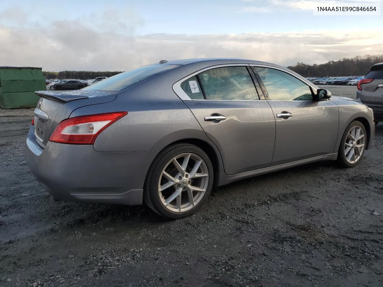 2009 Nissan Maxima S VIN: 1N4AA51E99C846654 Lot: 79987734